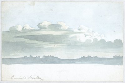 Luke Howardin pilvitutkimus, n. 1808-1811 tekijältä Unbekannt Unbekannt