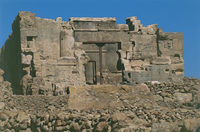 Egypti. Muinainen Aghurmi Siwa (Siwah) -keidassa. Oraakkelin temppeli tai Amonin temppeli. 26. dynastia, 664-525 eaa tekijältä Unbekannt Unbekannt