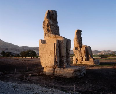 Egypti, Luxorin kuvernööri, Karnak, Amenhotep III:n patsaat tekijältä Unbekannt Unbekannt