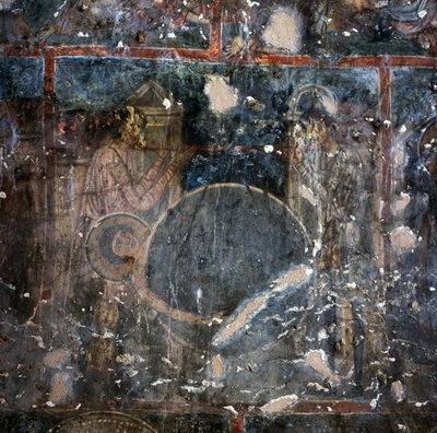 Fresko Agios Georgioksen luostarissa, Diavaide, Kreeta, Kreikka (kuva) tekijältä Unbekannt Unbekannt