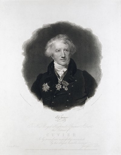 Georges Cuvier, ranskalainen anatomi tekijältä Unbekannt Unbekannt