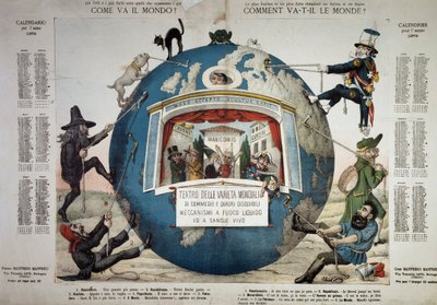 Miten maailma menee, kalenteri vuodelle 1879, Italia tekijältä Unbekannt Unbekannt