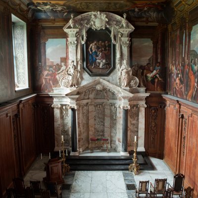 Kappelin sisustus, Chatsworth House, Derbyshire (kuva) tekijältä Unbekannt Unbekannt