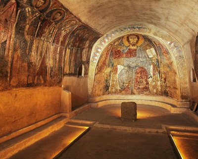 Italia, Apulia, Gravina Pugliassa, San Vito Vecchio -kirkon kallio krypta tekijältä Unbekannt Unbekannt