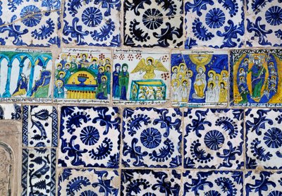 Majolica-laattojen koristelu (1600-luku), Jerusalemin armenialainen patriarkaatti, Jerusalemin vanha kaupunki (Unescon maailmanperintöluettelo) tekijältä Unbekannt Unbekannt