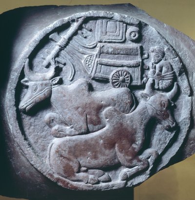 Bharhutin stupan kaide, buddhalainen muistomerkki, Madhya Pradesh, Intia, Intian sivilisaatio, 2. vuosisadalla eaa. tekijältä Unbekannt Unbekannt