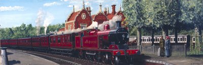 North Staffordshire Railway -juna saapuu Stone Junctioniin tekijältä Unbekannt Unbekannt
