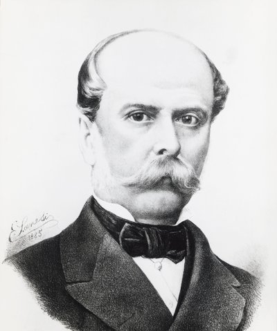 Muotokuva Filippo Pacinista (1812-1883), italialainen anatomi ja patologi tekijältä Unbekannt Unbekannt