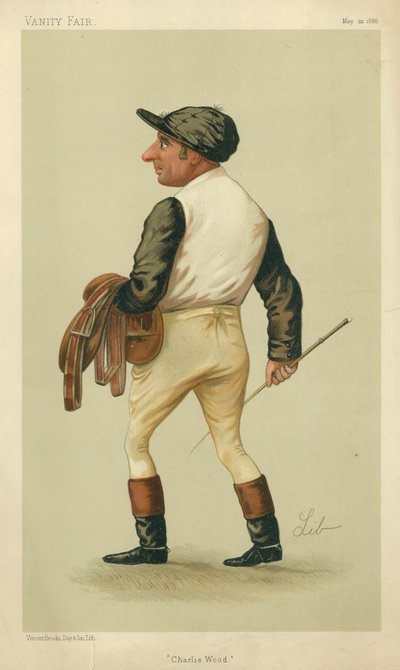 Charles Wood, Charlie Wood, 22. toukokuuta 1886, Vanity Fair -sarjakuva tekijältä Liborio Prosperi