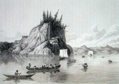 Retkikunta Crossing Lake Prosperous, 30. toukokuuta tekijältä Lieutenant (after) Hood