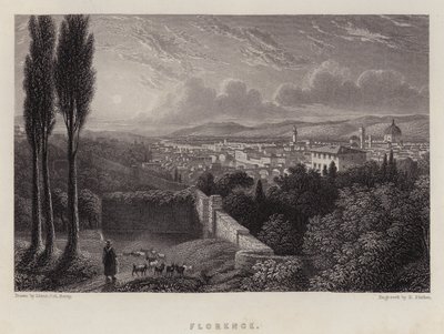 Firenze (väri litho) tekijältä Lieutenant Colonel (after) Batty