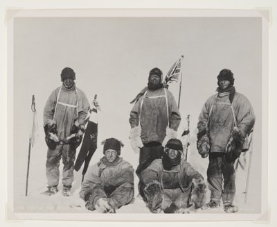Viisi etelänavalla (bromidiprintti) tekijältä Lieutenant Henry Robertson Bowers