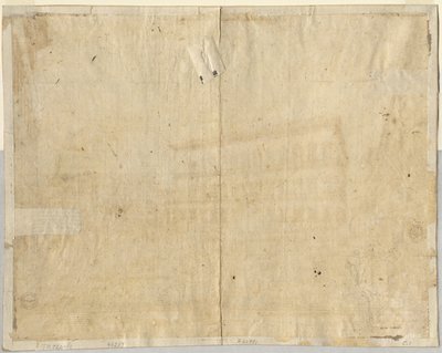Cartouche verso, 1664. tekijältä Lievin Cruyl