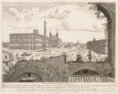 S. Giovanni Lateranossa Rooman kaupungin Locurumin esitteestä, 1666. tekijältä Lievin Cruyl