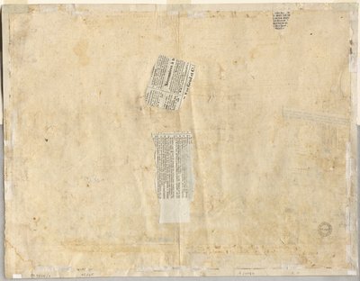 Suihkulähteen jäljitys Rectoa ja luonnoksia kahdesta kasvosta verso, 1665. tekijältä Lievin Cruyl