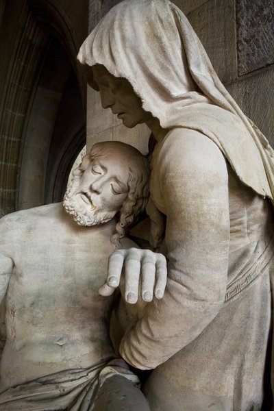 Pieta, yksityiskohta tekijältä Ligier Richier