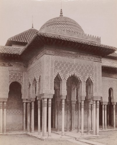 [Lions-piha, Alhambra, Granada], 1880-90-luvut. tekijältä Likely Sebastiano Tassinari.