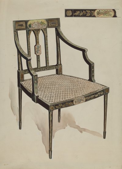 Tuoli, c. 1936. tekijältä Lillian Causey