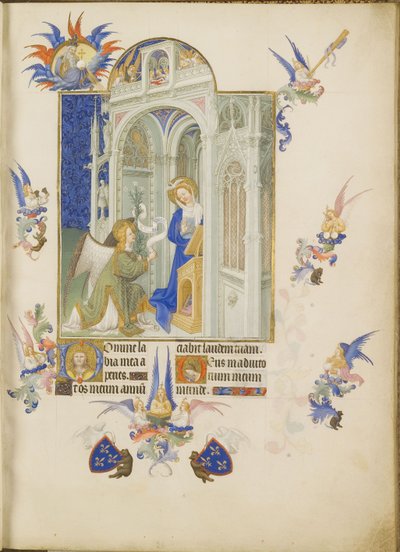 Julistus Herttua Berryn erittäin rikkaat tunnit tekijältä Limbourg Brothers