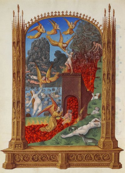 Puhdistetut sielut kiirastulessa Duc de Berryn erittäin rikkaat tunnit tekijältä Limbourg Brothers
