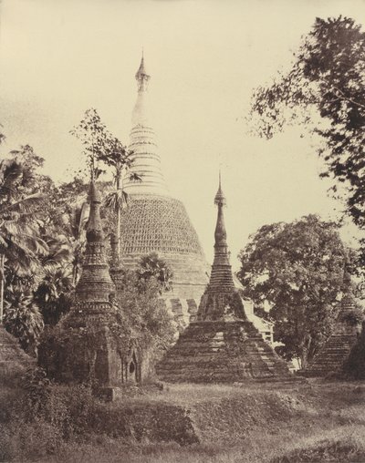 Rangoon: Dagon Pagoda, marraskuu 1855 (kuva). tekijältä Linnaeus Tripe
