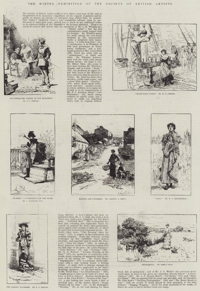 British Artists Societyn talvinäyttely tekijältä Lionel Charles Henley