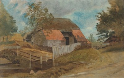 Vanha navetta, n. 1855. tekijältä Lionel Constable