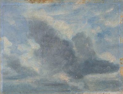 Sky Study, n. 1850. tekijältä Lionel Constable