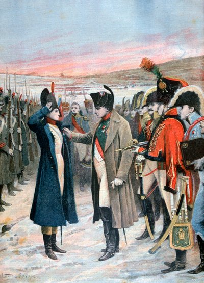 Napoleon esittelee naisupseeri Marie Schellinckille Legion dHonneur, 1808 1894 tekijältä Lionel Noel Royer