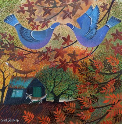 Syksyn puutarha, 2024 tekijältä Lisa Graa Jensen