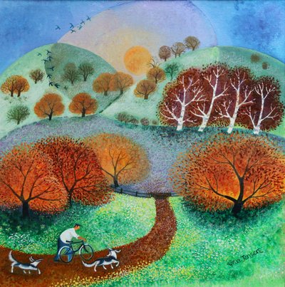 First Light, 2021, (akryyli kankaalle) tekijältä Lisa Graa Jensen