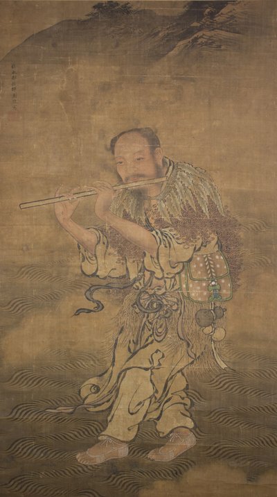 Taolainen kuolematon Han Xiangzi, päivätty, 1400-luvun loppu - 1500-luvun alku. tekijältä Liu Jun