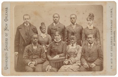 University Singers of New Orleans,c. 1879 (kuva) tekijältä Llewellyn A. Sawyer