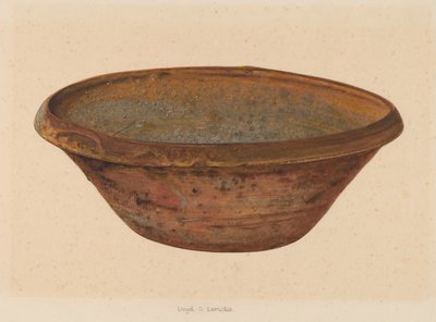 Kulho, c. 1937. tekijältä Lloyd Charles Lemcke