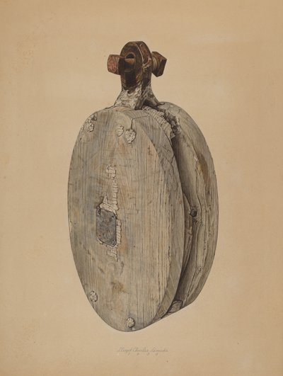 Halyard Block, 1939. tekijältä Lloyd Charles Lemcke