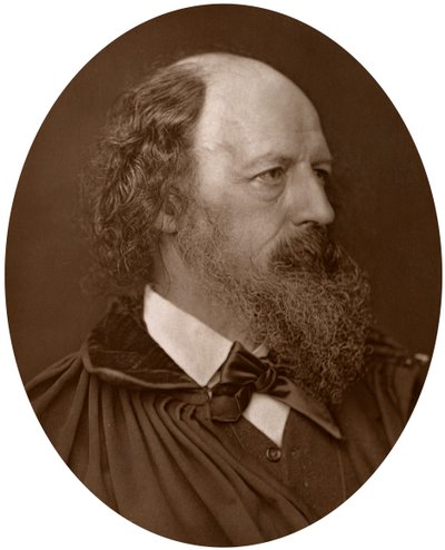 Alfred Tennyson, DCL, FRS, englantilaisen runoilijan palkinnon saaja, 1883. tekijältä Lock and Whitfield
