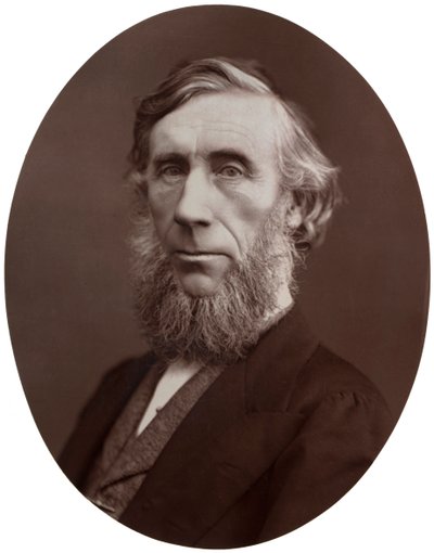 John Tyndall, DCL, LLD, FRS, luonnonfilosofian professori Royal Institutionissa, 1877. tekijältä Lock and Whitfield