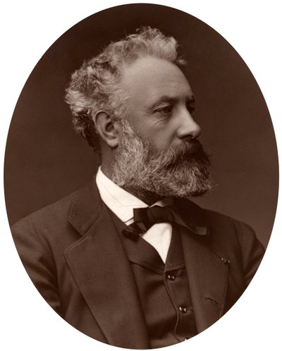 Jules Verne, ranskalainen kirjailija, 1877. tekijältä Lock and Whitfield