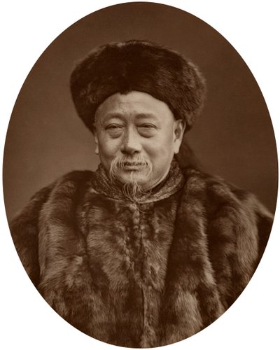 Kuo Sung-Tao, Kiinan ensimmäinen lähettiläs Iso-Britanniaan, 1880. tekijältä Lock and Whitfield