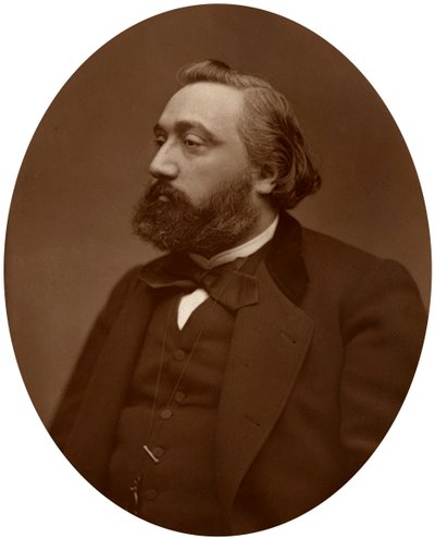 Leon Gambetta, ranskalainen valtiomies, 1882. tekijältä Lock and Whitfield