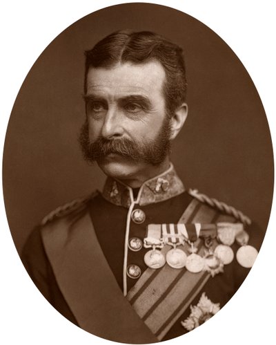 Kenraalimajuri Lord Chelmsford, brittiläinen sotilas, 1882. tekijältä Lock and Whitfield