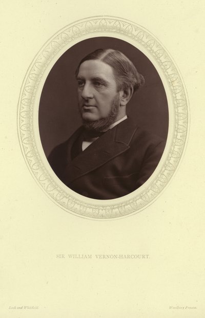 Sir William Vernon Harcourtin muotokuva tekijältä Lock and Whitfield
