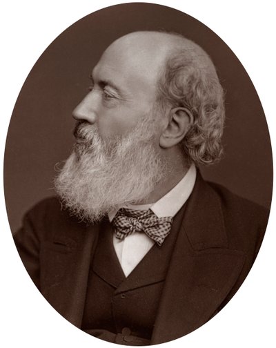 Sir John Gilbert, RA, Water-Colors Painters Societyn puheenjohtaja, 1877. tekijältä Lock and Whitfield