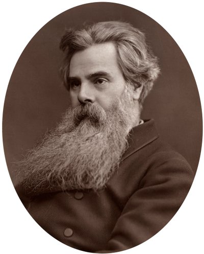 Thomas Woolner, RA, kuvanveiston professori Royal Academyssa, 1877. tekijältä Lock and Whitfield