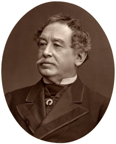 William Howard Russell, Esq, LLD, irlantilainen toimittaja, 1876. tekijältä Lock and Whitfield