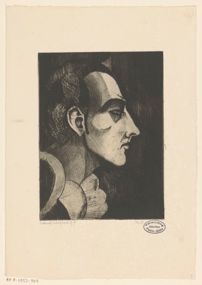 Pierrot I (alkuperäinen nimi) tekijältä Lodewijk Schelfhout (signed by artist)