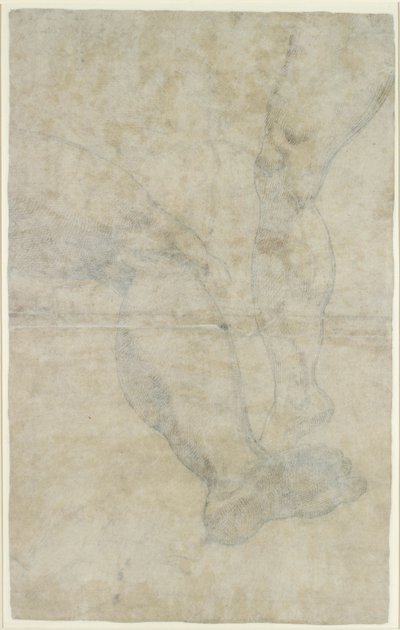 Tutkimukset kahdesta jalkaparista, c1575-1615 tekijältä Lodovico Carracci