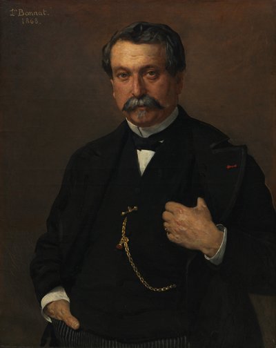 Miehen muotokuva, 1868. tekijältä Léon Bonnat