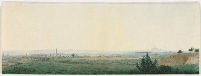 Maisema Pariisin lähellä, n. 1860. tekijältä Léon Bonvin