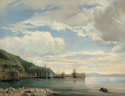 Napolinlahdella, n. 1830. tekijältä Léon François Antoine Fleury